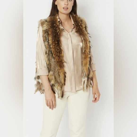 Fur Vest racoon fox - Picture 1 of 9